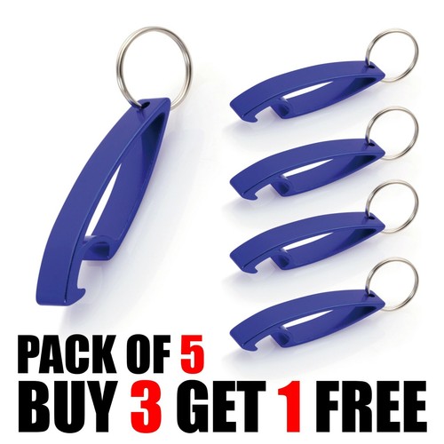 5 Pack Bottle Opener Chain Keyring Keychain Metal Beer Bar Tool Claw Cool Beer - Picture 7 of 23
