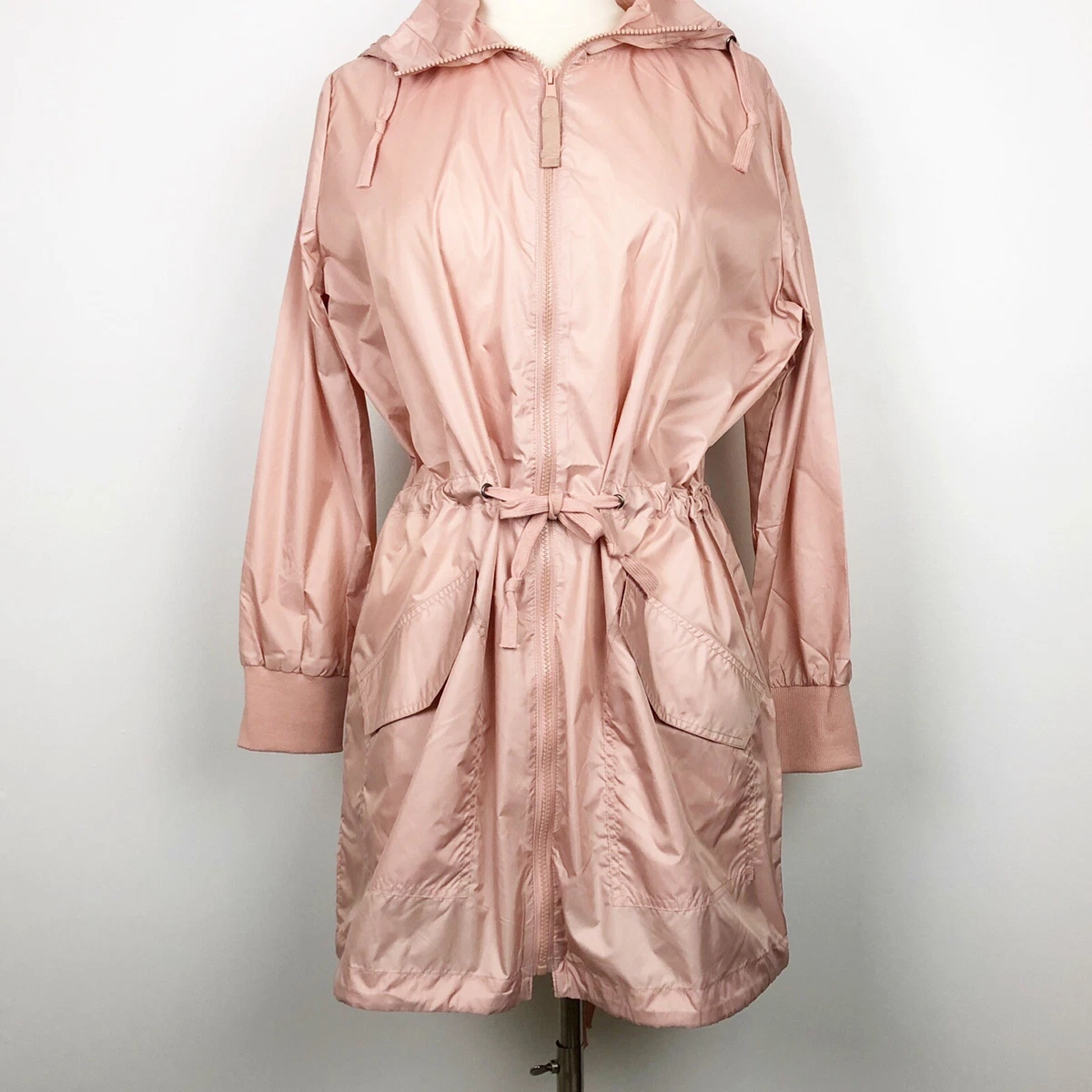 BB Dakota Flynn Pink Lemonade Hooded Anorak Rain Jacket Small eBay
