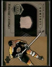 2000-01 Upper Deck Legends #500-JBu John Bucyk A Piece of History 500 Goal Club