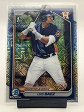 Luis Baez 2024 Bowman Chrome MEGA MOJO REFRACTOR 1ST Card #BCP-66 ASTROS