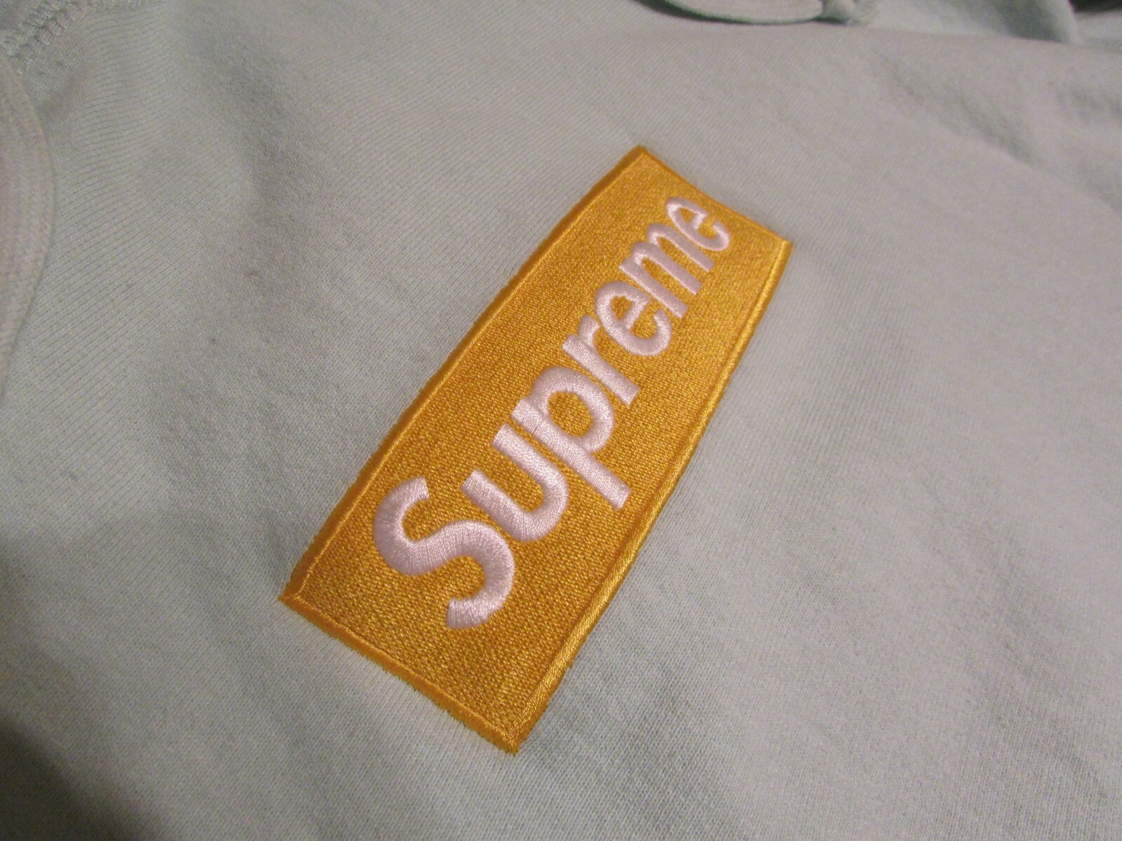 Rare AUTHENTIC Supreme 2017 FW Supreme Box Logo Hoodie Ice Blue