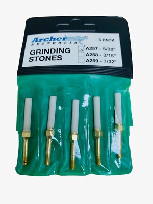 5-PACK CHAINSAW SHARPENING STONE 5/32'' THREADED GRANBERG FOR 3/8LP low-pro CHAIN