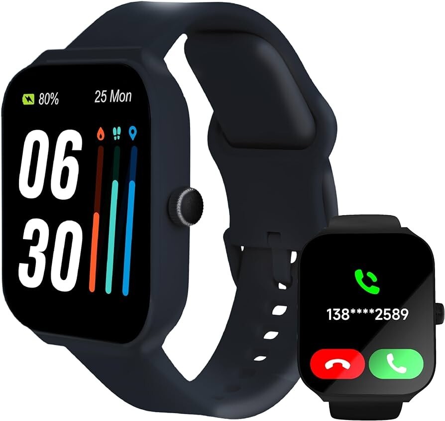 Xiaomi Mi Watch Lite Alexa Smart Watch BLACK Alexa-Enabled HD IP68