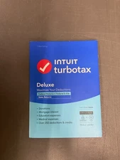 Intuit TurboTax Deluxe 2023 Federal w State CD/Download  