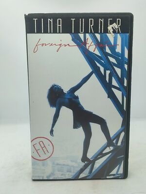 Foreign Affair, Tina Turner On VHS Video Cassette Tape