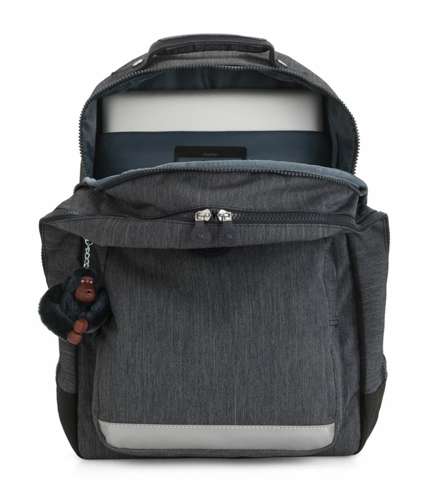 kipling Back To School Class Room Large Backpack Rucksack Tasche Marine Navy - Bild 4 von 4