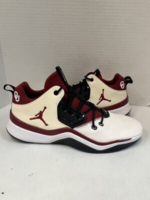 Jordan DNA Oklahoma University White Team Crimson Sample 2018 Size 12 Brand New