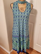 Studio JPR Women's Size S Colorful Sleeveless Knit Shift Dress