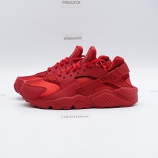 Nike Women's Air Huarache Run Sneakers 634835-601 Triple Red Gym Red