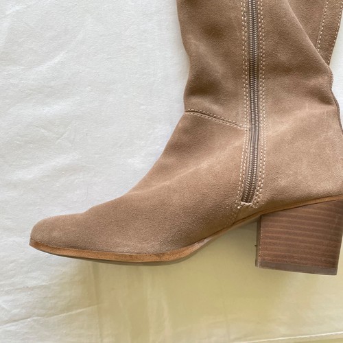 Women’s Sole Society Over the Knee Melbourne Night Taupe Boots size 10 - Picture 4 of 15