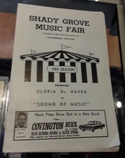 Shady Grove Music Fair 1964 "Sound of Music" Gloria de Haven