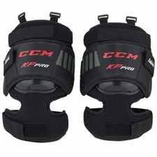 CCM Goalie KP Pro Knee Pads! Thigh Guard Pro Level Protect Black Senior SR KPPRO