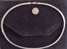 STERLING SILVER 925 SNAKE LINK NECKLACE CHAIN 18.5"x 6mm 31.1 grams 1 troy ounce