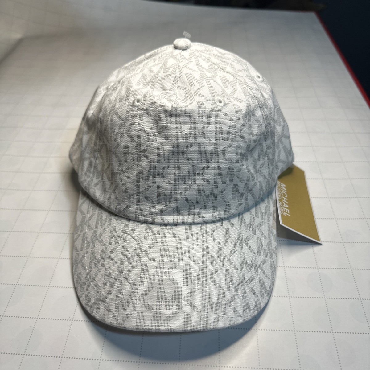 MICHAEL KORS Signature Logo Adjustable Cotton Baseball Hat