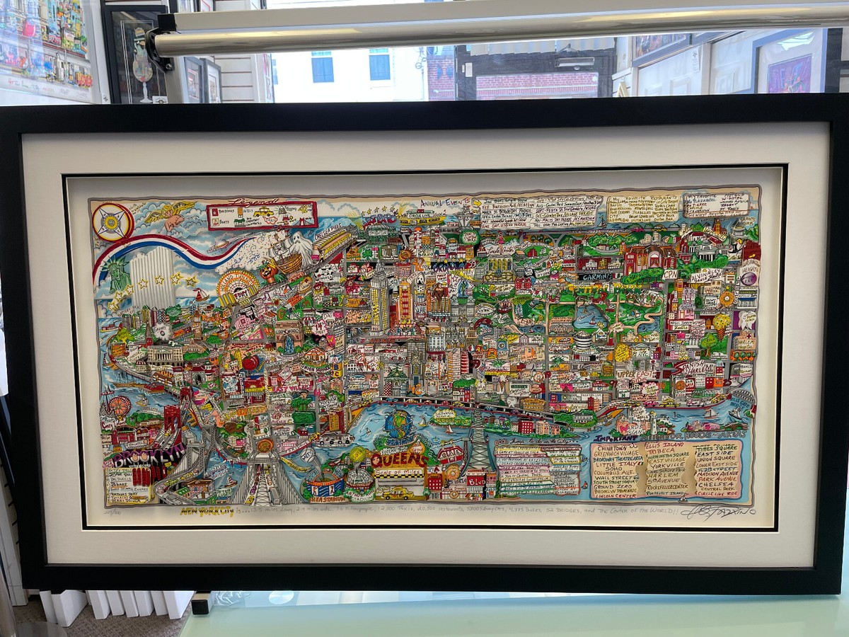 Charles Fazzino New York City Is.. Signed and Numbered Skyline