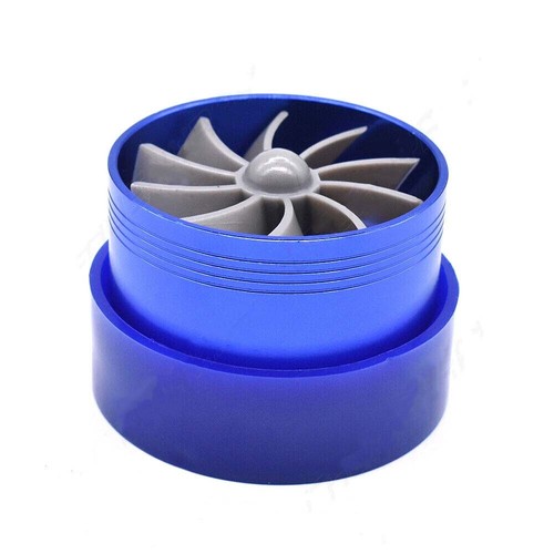 Turbo Air Intake Single Turbine Gas Saver Fan Fuel Turbonator 2.5-3.0" Universal - Bild 9 von 10