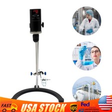 Electric Overhead Stirrer Max.40L Digital Lab Mixer Time & Speed Adjustable 120W