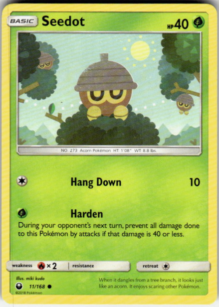 Pokemon - Seedot - 11/168  - Celestial Storm - NM/M