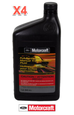 4 Quart Full Synthetic Manual Transmission Fluid OEM FORD Motorcraft XTM5QS