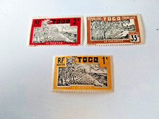 19 TIMBRES NEUFS ÉMIS PAR LE TOGO DE 1924 À 1947