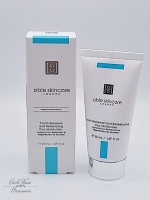 ABLE SKINCARE Youth Renewal & Retexturing DUO Moisturizer 1.69 fl oz NIB