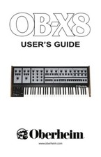 Users Guide  Instructions Oberheim Polyphonic Analog Synthesizer -Model OB-X8