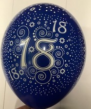 20 PALLONCINI 18 ANNI COMPLEANNO COLORATI 30 CM multicolor Made in Italy