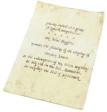 Bilbo's Party Invitation
