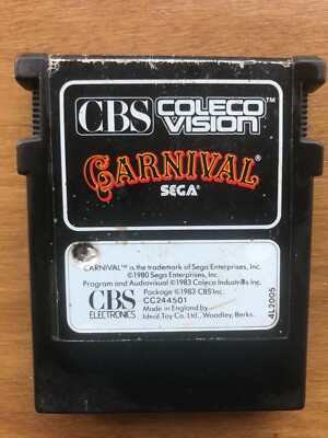 Jeu Vidéo Carnival Pour Console ColecoVision - Version Française - État Bon - Éditeur SEGA