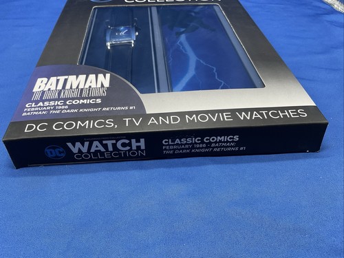 Eaglemoss Hero Collection Dc Comics Batman The Dark Knight Returns Leather Watch - Picture 13 of 15