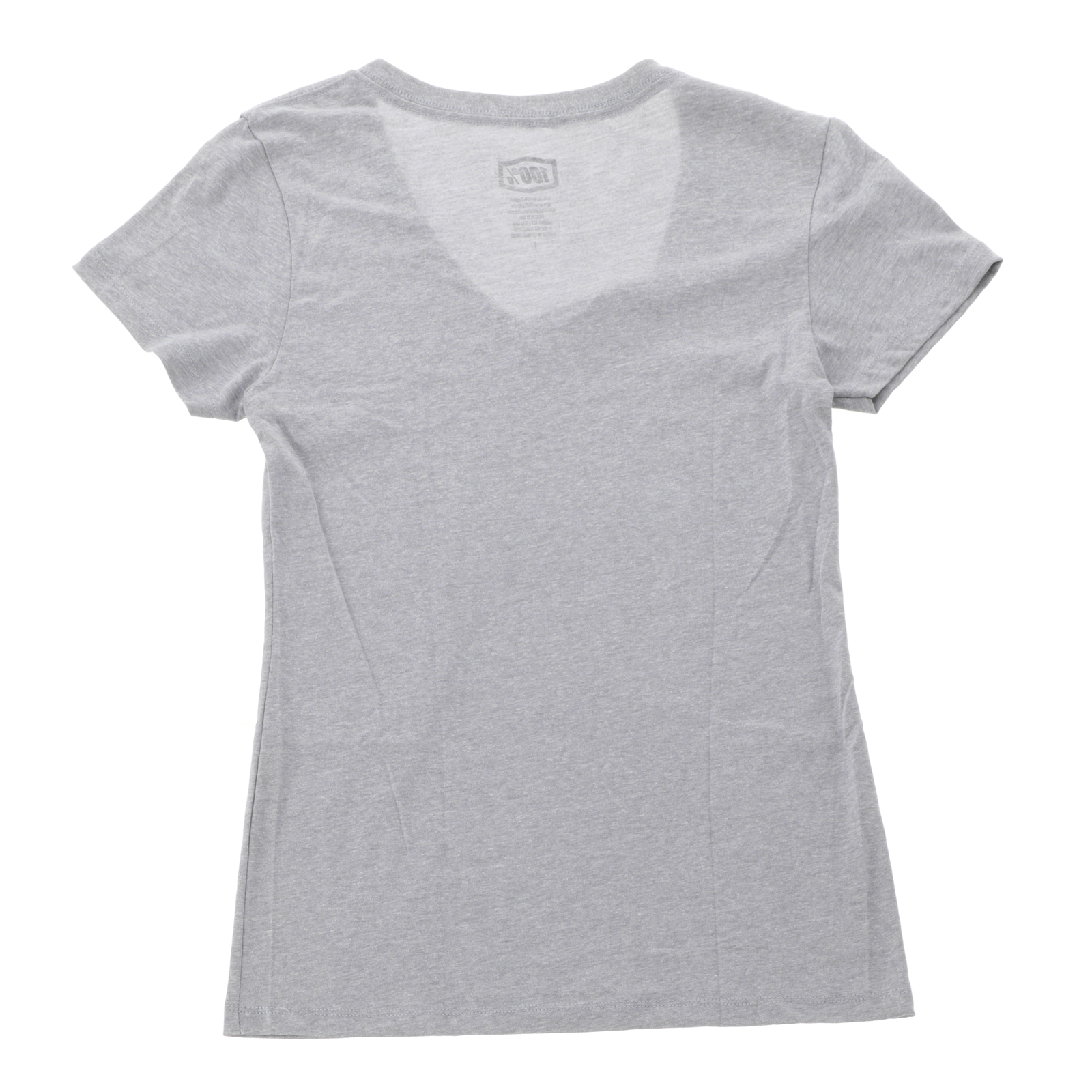 Camiseta gris V-neck para mujer Thorunn tamaño grande