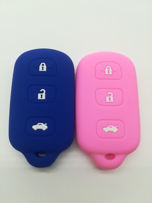 2*Key Cover for TOYOTA CAMRY Corolla SOLARA AVALON Matrix Sienna Pontiac Vibe