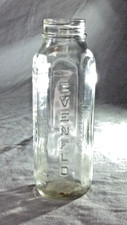 vintage Evenflo clear glass baby bottle - 8oz. EUC