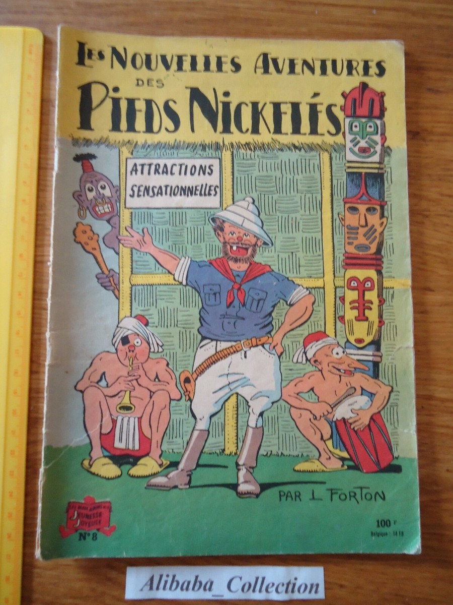Les Pieds Nickelés Tome 8 : Attractions Sensationnelles - BD Française État Correct