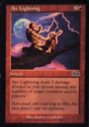 Arc Lightning - Urza's Saga #174 Common