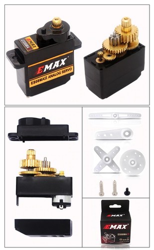 EMAX ES08MAII Mini Servo Metal Gear Analog Servo for RC Airplane Car Heli 12g - Picture 5 of 6