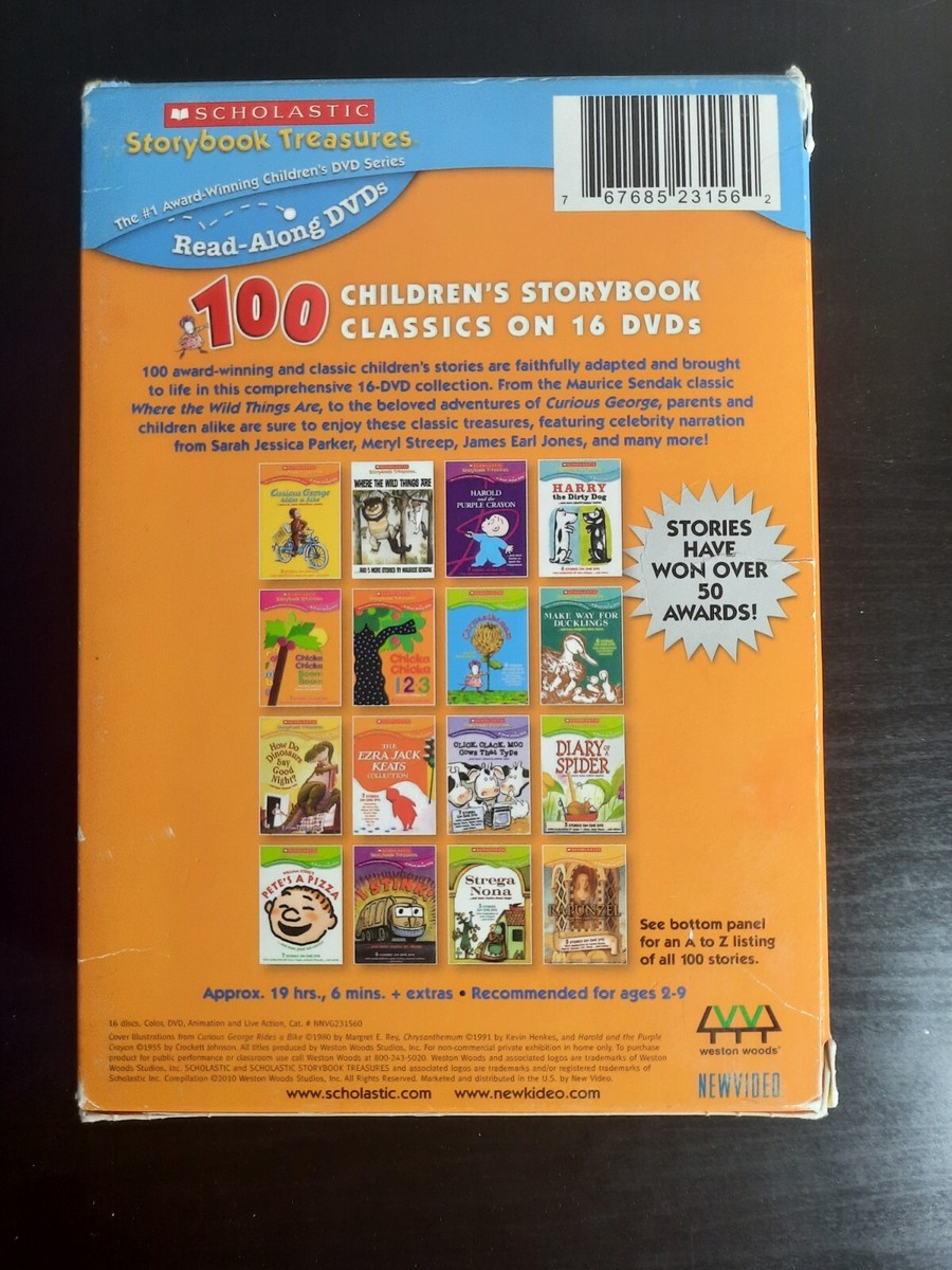 Scholastic Treasury of 100 Storybook Classics DVD 2008 16 Scholastic Treasury of 100 Storybook Classics DVD 2008 16
