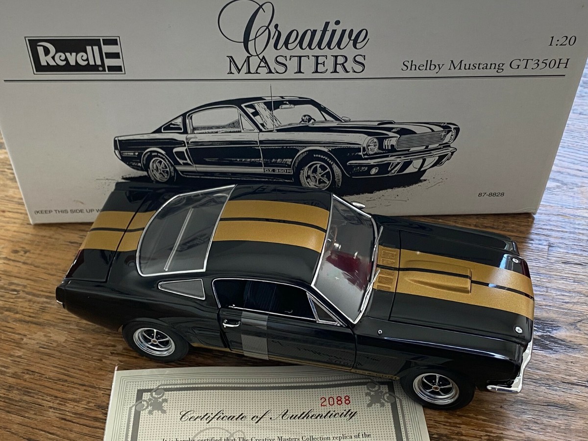 Diecast 1966 Shelby GT350H Black Gold Stripe GT350 H Limited Edition 1:20  COA