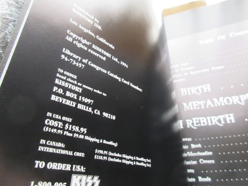 KISS Kisstory Signed & Numbered Hard Cover Photo Book Export Copy for Japan - Picture 13 of 21