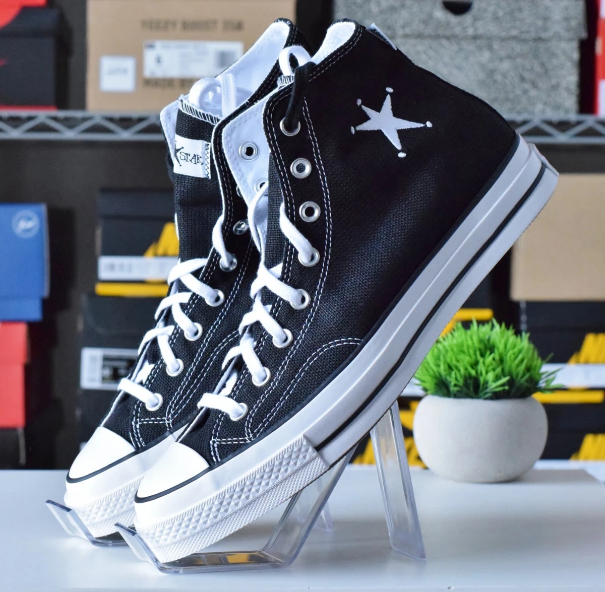 Stussy x Converse Chuck Taylor All Star 70 Hi A01765C Size 10.5