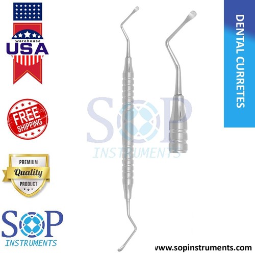 Mini curette osseuse chirurgicale dentaire Lucas 2,5 mm non dentelée par SOP Instruments - Photo 3/3