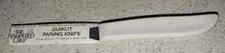 Vintage Pampered Chef Sheathed 6.5"L Quikut Paring Knife White Handle 2.5" Blade