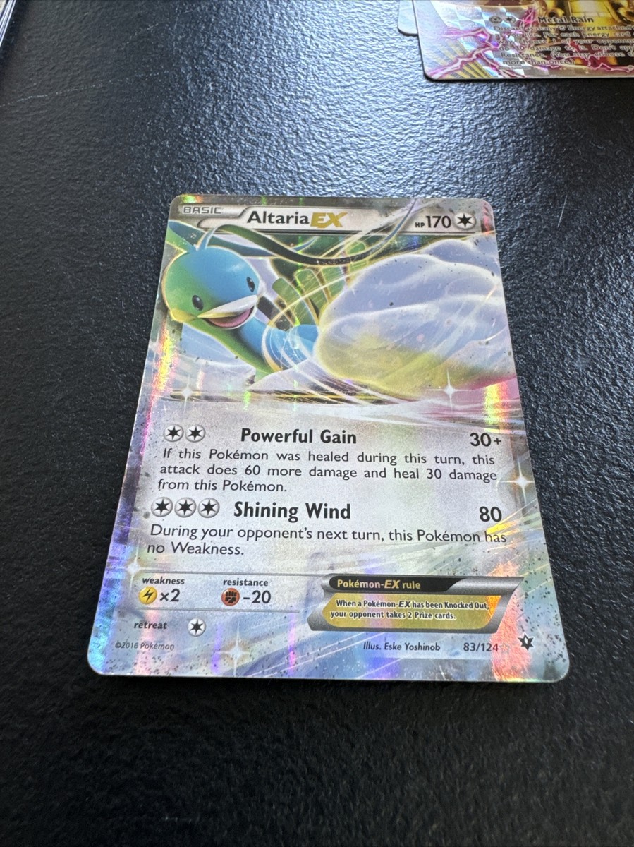 Altaria EX 83/124 Pokemon Ultra Rare English Card XY Fates Collide