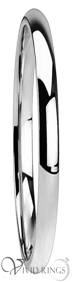 Обручальное кольцо из нержавеющей стали с высокой полировкой размер от 3,5 до 14,5 - Изображение 2 из 4