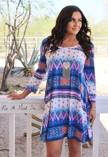 boho aztec dress