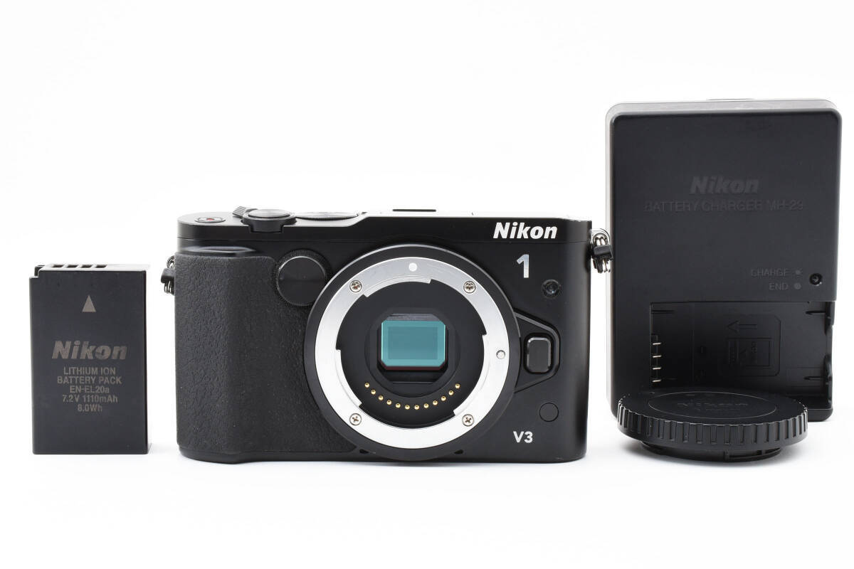 Nikon V3 Mirrorless Digital Camera Black w/ Battery Charger