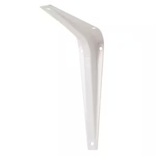10 Pack Everbilt 5 in. x 6 in. Steel White Finish Shelf Bracket Support 100 lb