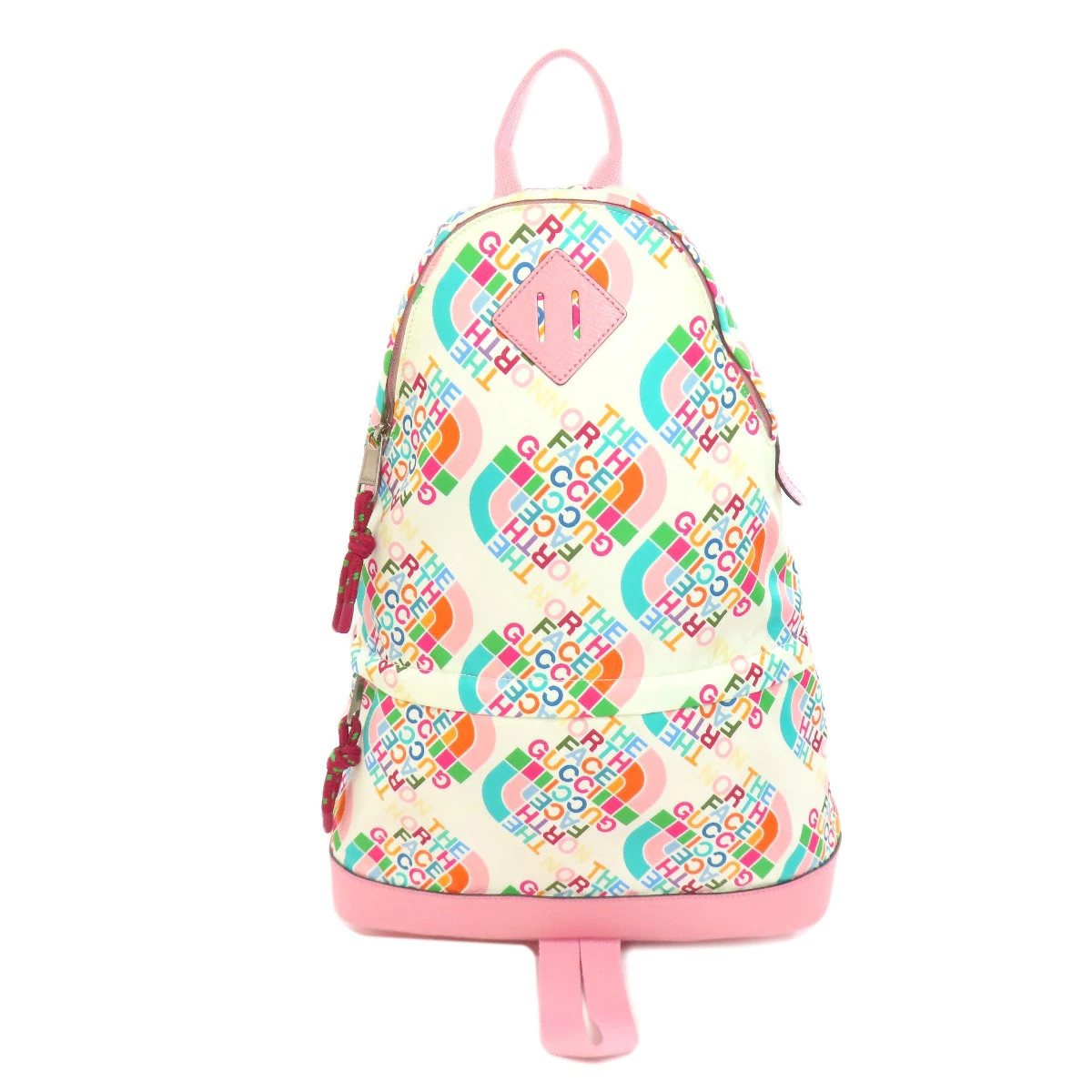 Gucci x The North Face Backpack, Pink/White, 650288, NWT Pink Gucci Backpack Authentic New Authentic Gucci X The  main image 3