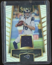 2016 Panini Select #25 Jared Goff Select Swatches Prizm #/199 RC (A5)
