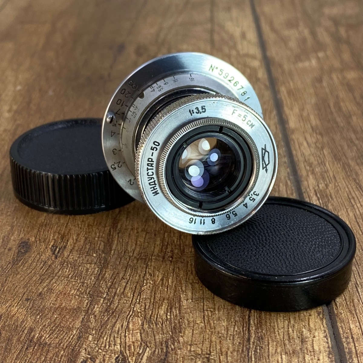 Industar 50 f 3.5/50mm Soviet Era KMZ m39 Lens for RF 35mm Camera